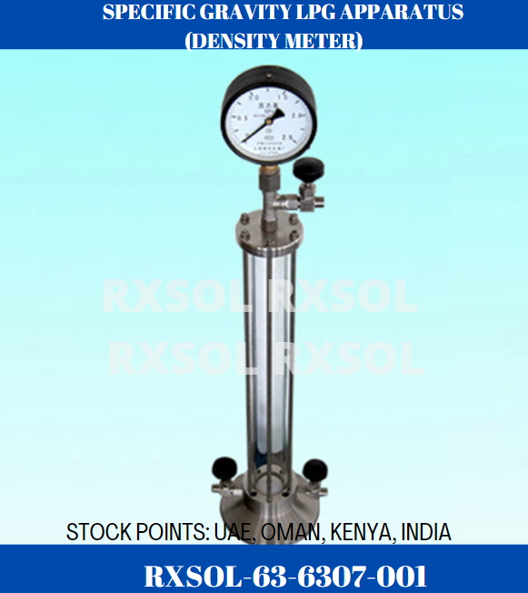 SPECIFIC GRAVITY LPG  APPARATUS DENSITY METER
